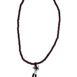 Elegant Red Beaded Necklace